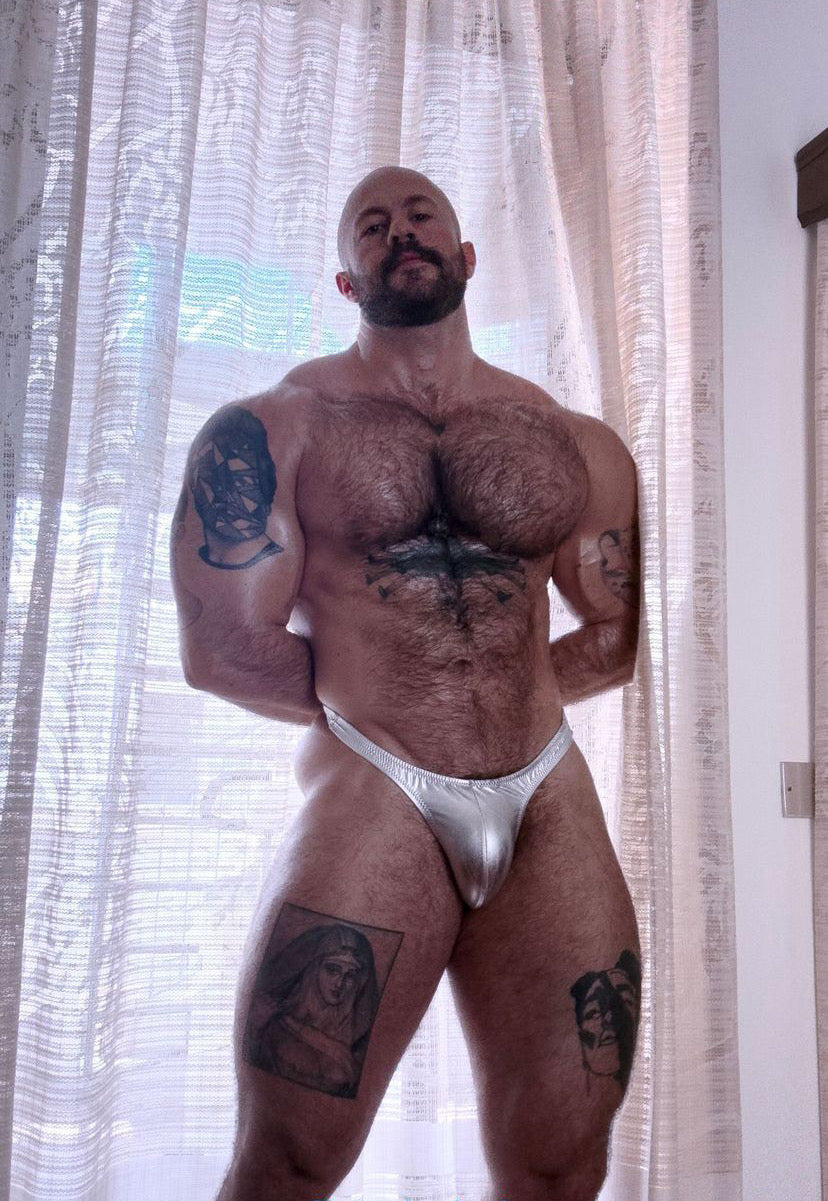 Silver Daddy Thong